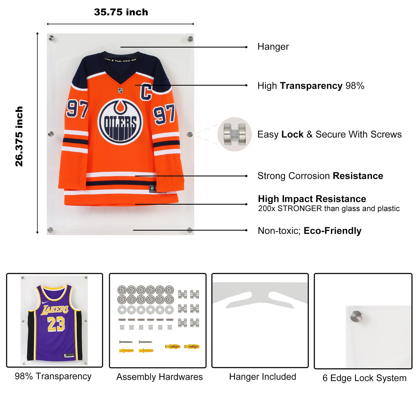 Acrylic Jersey Display Case